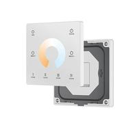 1 pz DC12V-24V CCT/RGB/RGBW/Dim Interruttore dimmer for striscia luminosa LED RGB con telecomando touch screen da parete(1-Zone TW2-W CCT)