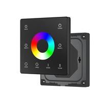 1 pz DC12V-24V CCT/RGB/RGBW/Dim Interruttore dimmer for striscia luminosa LED RGB con telecomando touch screen da parete(1-Zone TW4-B RGBW)