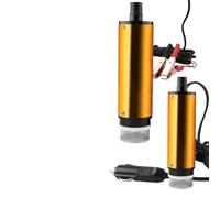 1 pz Dc12v 32l/min, pompa elettrica sommergibile in lega di alluminio for trasferimento gasolio/olio/acqua/carburante, con interruttore con accendisigari(38mm24V clip)