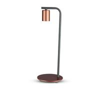 1 pz Designer Table Lamp with E27 Holder + Switch Red Bronze