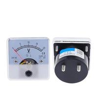 1 pz DH-50 quadrato analogico voltmetro voltmetro pannello misuratore AC 5 V 10 V 15 V 20 V 25 V 30 V 50 V 75 V 100 V 150 V 200 V 250 V 300 V 450 V(AC 25V)