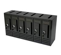 CASSETTA POSTALE CONDOMINIO "COMPO" 6 POSTI ANTRACITE 62X18X30h