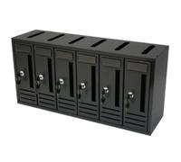 1 PZ Di CASSETTA POSTALE COMPO 6 POSTI ANTRACITE