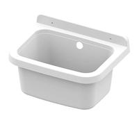 LAVATOIO in RESINA A PARETE CM.39X39 CON SIFONE