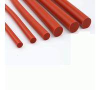 1 Pz Diametro 2/3/4/5/6/7/8/9/10mm Barra Tonda In Gel Di Silice Rosso Lunghezza 1000mm(10mm)