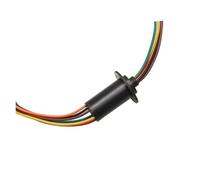 1 pz diametro 31 mm 4/5/6 canali 30 A ad alta corrente generazione di energia eolica anello di contatto immagine trasmissione del segnale giunto rotante anello di contatto conduttivo(Dia 31mm 6CH 30A)