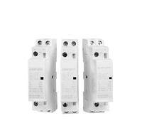 1 pz Din Rail Contattore CA modulare domestico 220 V monofase 2P 2no 2nc 1no 1nc 25 A 20 A 16 A for automazione EKMF(2P 25A 2NC)
