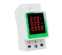 1 pz Din Rail multifunzione digitale amperometro voltmetro misuratore di potenza energia 100A AC80-270V tensione corrente kWh contatore TY2P-UID(AC80-270V)