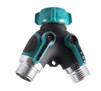 1 pz. Divisore for Tubo Flessibile, valvola di deviazione dell'Acqua da 1/2/4 Vie, Adattatore for Rubinetto con Filettatura da 3/4", deviatore for Acqua da Giardino for casa(2 Way)