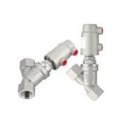 1 pz DN10 DN15 valvola a sede angolata for riempitrice pneumatica a Y in acciaio inossidabile 304(Type-A DN15 90C)