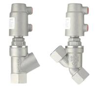 1 pz DN10 DN15 valvola a sede angolata for riempitrice pneumatica a Y in acciaio inossidabile 304(Type-B DN15 135C)