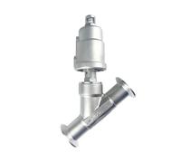 1 PZ DN25 valvola a sede pneumatica ad angolo di installazione rapida in acciaio inossidabile DN25 valvola a sede normalmente chiusa guarnizione in PTFE(OPEN_DOUBLE ACTING)