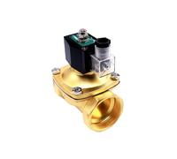 1 pz DN32 1-1/4" NPT BSP Elettrovalvola gas bidirezionale 12 V CC in ottone normalmente chiusa(12vdc,1.25BSP)