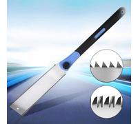 1 Pz Double Edge Hand Saw 65MN Acciaio Lama 3 Fluttini Dente Design Antiscivolo