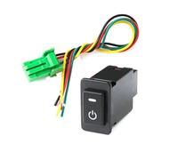 1 pz DRL LED Radar di parcheggio Specchietto retrovisore elettrico Interruttore pulsante fendinebbia Adatto per Nissan Patrol Y60(Power supply)