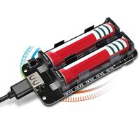 1 Pz Due 18650 Batterie Al Litio V8 3A/5V Shield 1A/3V Micro USB Port Type-C USB