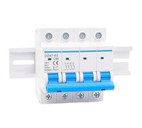 1 pz DZ47-63 4P 16-63A Din Rail quattro poli 400V scatola di distribuzione di corrente controllo di potenza industriale(32A)