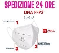 1 pz. - ECONOMICA - Mascherine FFP2 Colore BIANCA | Busta singola | Certificate CE2841