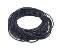 1 pz elastico da pesca da 2,5 mm - corda in lattice resistente da 10 m for la pesca, opzioni giallo, nero, blu(Black)