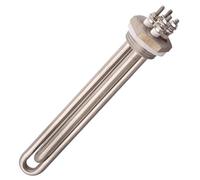 1 pz. Elemento riscaldante for acqua a immersione da 12 V, riscaldatore elettrico tubolare da 1 pollice, resistenza for scaldabagno solare SUS304, 600 W
