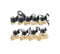 1 pz Elettrovalvola for fontana subacquea in ottone normalmente chiusa impermeabile DN10-50 Valvola di controllo elettrico dell'acqua AC/DC 12V 24V 220V(380vac-closed)