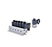 1 PZ elettrovalvola gruppo collettore 3V2M valvola pneumatica ad azione diretta DC24V AC220V normalmente aperta(3V2M5F)