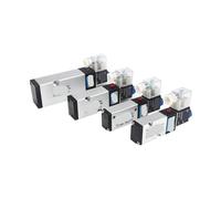 1 Pz Elettrovalvola pneumatica 4M210-08 4M310-10 1/4 "3/8" 1/2 "British 2/5 solenoide 4M10-15 12V 24V 110V 220V(4M210-08L,AC24V)