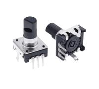1 pz. Encoder rotativo a 360 gradi EC12 RE12 Codifica encoder 3 pin 24 posizioni Nessun interruttore a pulsante Lunghezza maniglia 12,5/15/20 mm(12.5mm Half handle,1PCS)