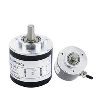 1 pz. Encoder rotativo incrementale da 50 mm, albero da 8 mm, interruttore ottico AB, 2 fasi, 10-1024-3600 PPR, 5-24 V CC(ZSP5008-1800PPR,Driver output(8-24))