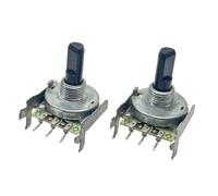 1 pz. Encoder tipo EC16 orizzontale 3 pin 36 numeri di posizionamento potenziometro digitale a impulsi rotanti lunghezza albero 20 mm
