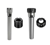 1 pz ER Portautensili for mandrino portapinze C10 C12 C16 C20 C25 C32 ER8 ER11 ER16 ER20 ER25 ER32 100 150L Portautensili allungabile for fresatura CNC ER Extens(M or UM Nuts (0.008),C10-ER16-100L)