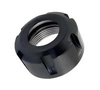1 pz ER25UM Dado di serraggio pinza nero 42 x 21 mm - Dado di serraggio pinza in metallo anti-allentamento for riparazione mandrino CNC