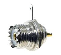 1 pz femmina SO239 PL259 montaggio connettore RF convertitore di prova cavo di montaggio a pannello(1Pcs A)