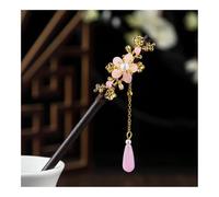1 pz fermaglio per capelli in legno stile cinese tortuoso fiore fermaglio per capelli con nappe elegante accessorio per capelli da donna vintage (4)