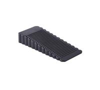 1 pz Fermaporta in silicone Fermaporta anticollisione for porta di casa e ufficio(Black)