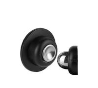 1 pz Fermaporta magnetico forte, corto, anticollisione, antivento, for uso domestico, con ventosa in silicone silenzioso e senza perforazione(C Transparent)