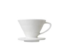 1 pz. Filtro for caffè in ceramica a forma di V da 60 ml, cono versabile, filtro for a per Caffè(4 cups)