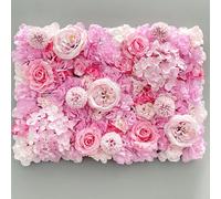 1 pz fiore artificiale parete matrimonio sfondo decorazione prato pilastro strada piombo fiore arco seta rosa ortensia fiore bianco