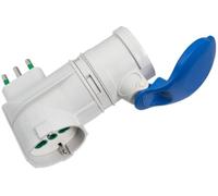 1 PZ FME ART. 73.010 ADATTATORE CE 16A T-2 POLI + TERRA 220V SCHUKO Nextradeitalia