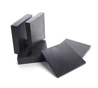 1 Pz Fogli Di Gomma Nera Tampone Guarnizione Smorzante, Piastra Quadrata In Gomma Antiurto 200x200mm(200mm x 200mm x 50mm)