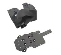 1 pz for V-minion for piastra portautensili Alp-ha, adattatore for testa portautensili CNC in alluminio con parti in nylon SLS for fai da te for Rat-Rig for stampante 3D V-minion(C)