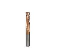 1 pz. Fresa a 2 taglienti in carburo CNC con attacco da 3,175/4/5/6/8/10 mm, fresa a compressione rivestita in TiCN