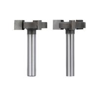 1 pz. Fresa a 3 denti for spianatura di lastre, fresa a T for superfici di pannelli di rivestimento CNC for legno(6mm)