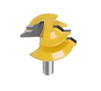 1 pz. Fresa con gambo da 8 mm, for intaglio del legno, blocco a 45 gradi, punta for fresatura a mitra, 1/2 stock, media(03)