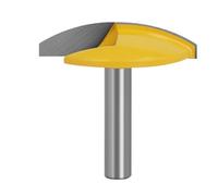 1 pz. Fresa for legno con gambo da 8 mm, piccola ciotola, fondo piatto, lama for porta larga 1-3/4", frese for lavorazione del