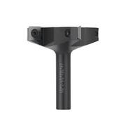 1 pz. Fresa for spianatura di lastre in carburo con gambo da 12,7 mm, inserto for pialla for legno a 2/3/4 scanalature, fresa for spianatura di lastre in legno(76x75Lx4T)