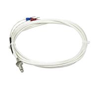 1 pz FTARB01 KE tipo M6 M8 M10 testa bullone cavo intrecciato in fibra di vetro da 2 m vite sensore di temperatura termocoppia(E M6 thread)