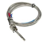 1 pz FTARS02 KEJ tipo 2m cavo schermato in metallo diametro foro 11,5 mm tappo a baionetta regolabile sensore di temperatura termocoppia(E)