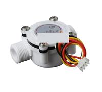 1 pz G3/8 Sensore di flusso Vite Dente Holzer Contatore Indicatore Scaldabagno Distributore 0.3-10L/min F=23*Q