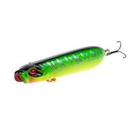 1 pz galleggiante 8 cm-11,5 g esca da pesca in superficie, esca dura artificiale a lancio lungo, esca artificiale da pesca Isca(Color A)
